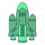 launch, rocket, space, spaceship, startup icon 