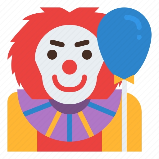 Clown, costume, halloween, party, dress icon - Download on Iconfinder