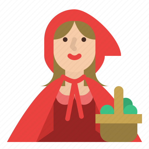 Little, red, riding, hood, costume, party, dress icon - Download on Iconfinder