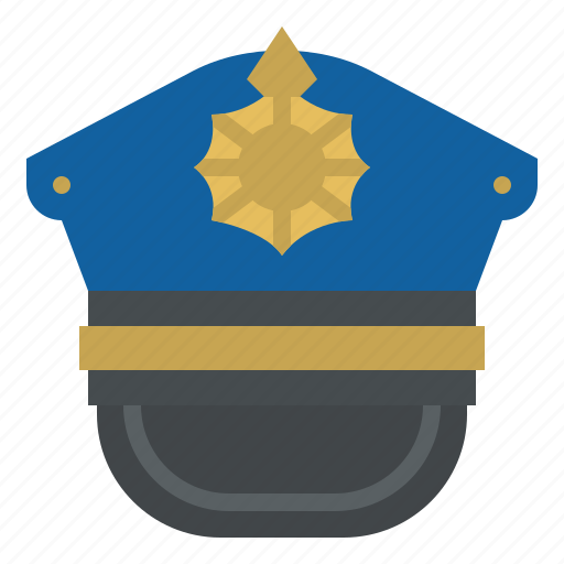 Police, hat, costume, job, dress icon - Download on Iconfinder