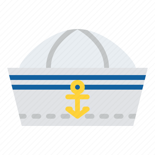 Sailor, hat, costume, job, dress icon - Download on Iconfinder