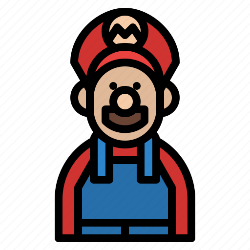 Mario, costume, party, dress, cartoon icon - Download on Iconfinder