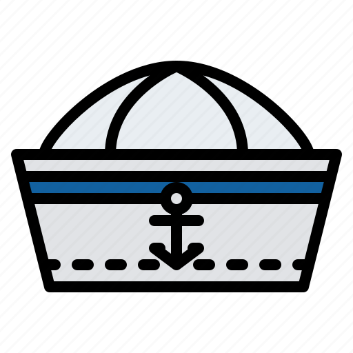 Sailor, hat, costume, job, dress icon - Download on Iconfinder