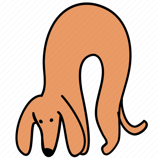 Animal, canine, dachshund, dog, hunch, pet icon - Download on Iconfinder