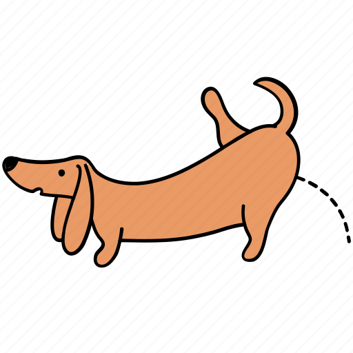 Animal, canine, dachshund, dog, pee, pet, urinate icon - Download on Iconfinder