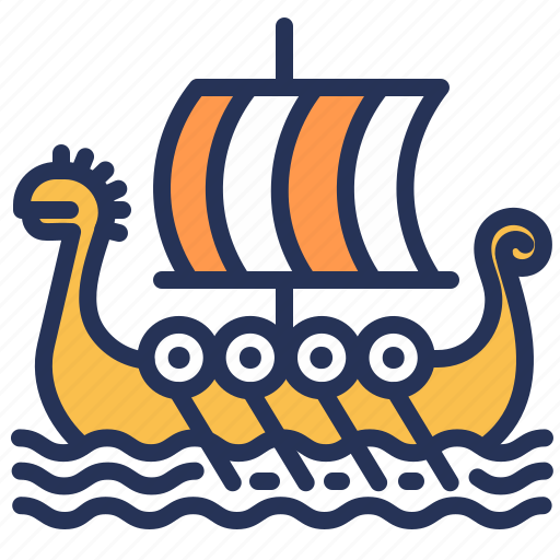 Longship, norway, ship, viking icon - Download on Iconfinder