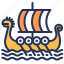 longship, norway, ship, viking 