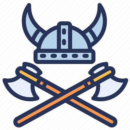Axes, hat, sweden, viking icon - Download on Iconfinder