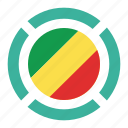 country, flag, location, nation, navigation, pin, the republic of the congo