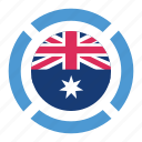 australia, country, flag, location, nation, navigation, pin