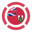 bermuda, country, flag, location, nation, navigation, pin 