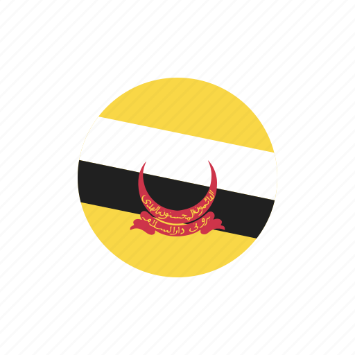 Brunei, country, flag, location, nation, navigation, pin icon - Download on Iconfinder