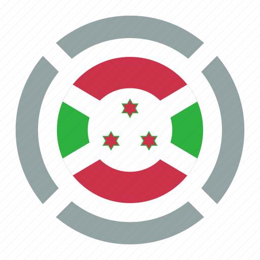 Burundi, country, flag, location, nation, navigation, pin icon - Download on Iconfinder
