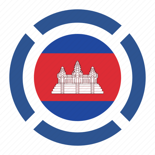 Cambodia, country, flag, location, nation, navigation, pin icon - Download on Iconfinder