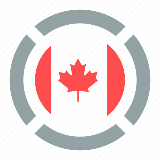 Canada, country, flag, location, nation, navigation, pin icon - Download on Iconfinder