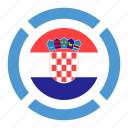 country, croatia, flag, location, nation, navigation, pin