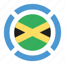 country, flag, jamaica, location, nation, navigation, pin