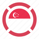 country, flag, location, nation, navigation, pin, singapore