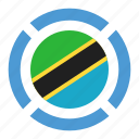 country, flag, location, nation, navigation, pin, tanzania