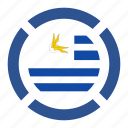 country, flag, location, nation, navigation, pin, uruguay