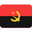 angola, flag, flags 