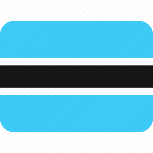 Botswana, flag icon - Download on Iconfinder on Iconfinder