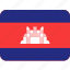 cambodia, flag 