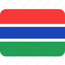 gambia, flag