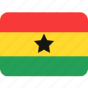 ghana, flag, flags