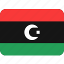 libya, flag, flags