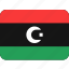 libya, flag, flags 