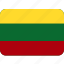 lithuania, flag, flags 