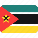 mozambique, flag, flags