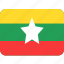 myanmar, flag 