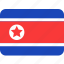 north, korea, flag 