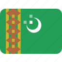 turkmenistan, flag