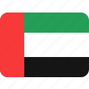 united, arab, emirates, flag, uae flag, dubai flag