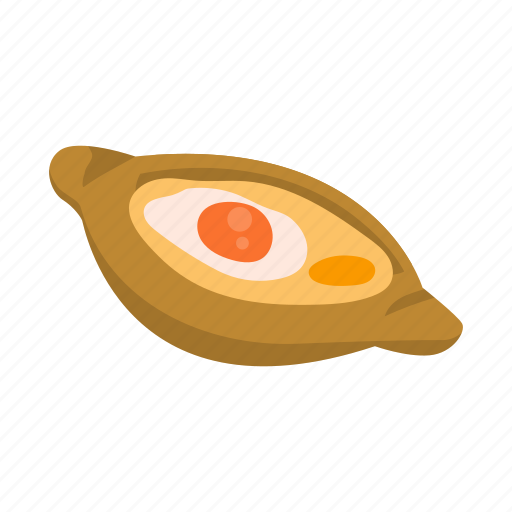 Bread, egg, food, georgian, khachapuri, kitchen, national icon - Download on Iconfinder