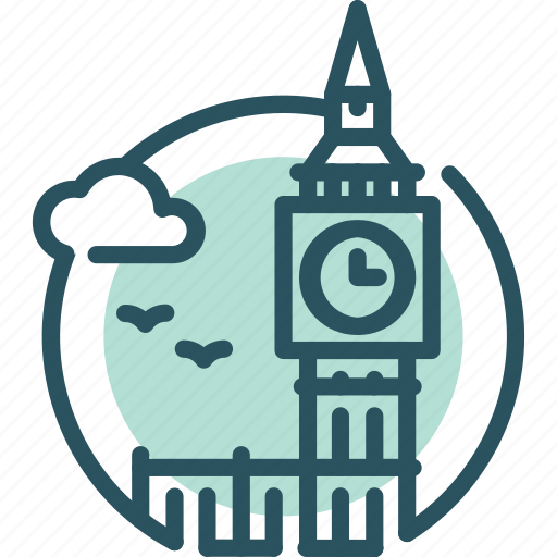 Big ben, clock, destination, england, landmark, london, travel icon - Download on Iconfinder