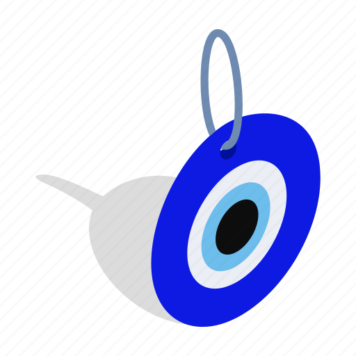Blue, eye, glass, good, isometric, luck, turkey icon - Download on Iconfinder