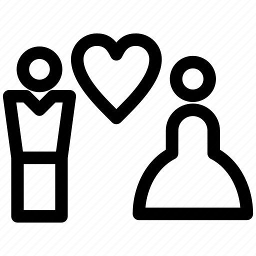 Couple, romance, heart, love icon - Download on Iconfinder