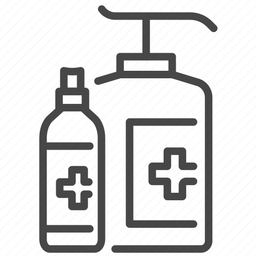 Hygiene, soap, clean, hand gel, hand sanitizer, alcohol icon - Download on Iconfinder