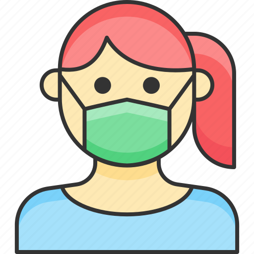 Mask, wear, woman icon - Download on Iconfinder