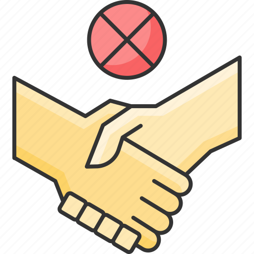 Avoid, hand, shake icon - Download on Iconfinder