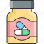 bottle, medicine, pills, tablets 