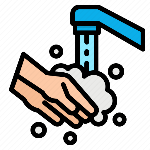 Hand, healthcare, wash, washing, water icon - Download on Iconfinder