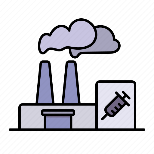 Factory, industry, vaccine, manufacturing icon - Download on Iconfinder
