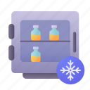 vaccine, refrigerator, refrigerated, cold