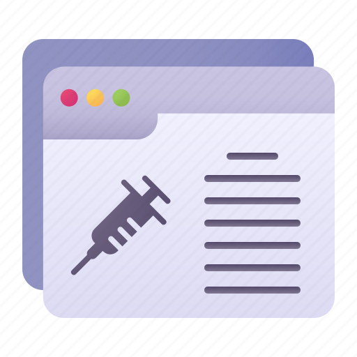 Vaccine, web, information, website icon - Download on Iconfinder
