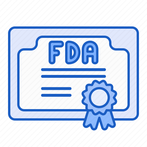 Fda, food, certification, drugs, certificate icon - Download on Iconfinder